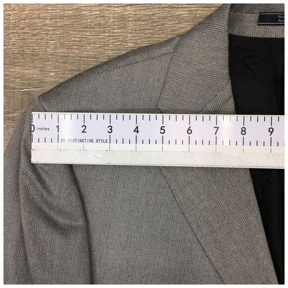 Arnold Brant Mens Blazer Sport Coat 3 Button Casual Jacket Size 44R Bamboo Suits - Picture 9 of 13